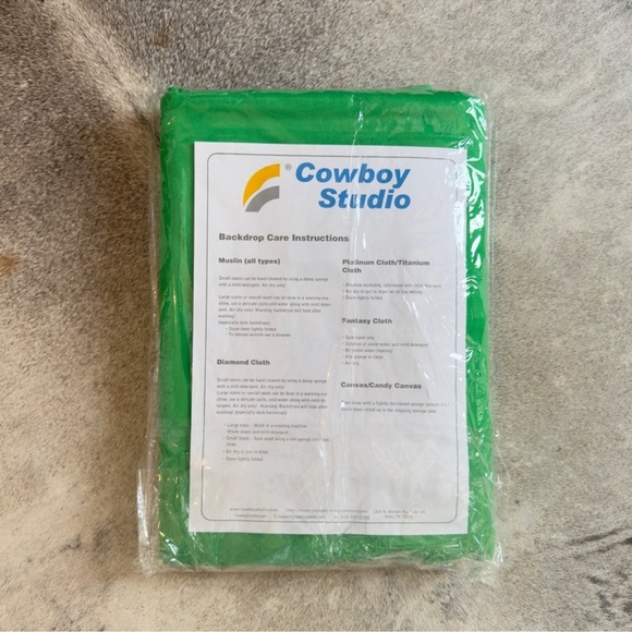 COWBOY STUDIO Chromakey Green Screen Muslin Background Photography Backdrop NWT - Picture 3 of 10
